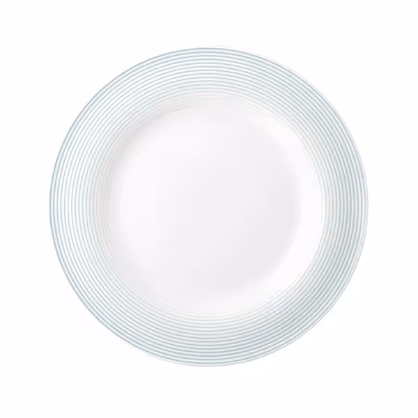 SELTMANN WEIDEN | Flat Porcelain Dinner Plate Ø 215 mm – Arctic Blue – High-Gloss