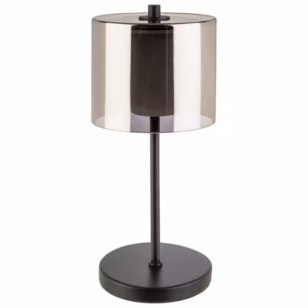 Lampe de table – ANTON – dimmable en 3 niveaux – Ø 120 mm – Noir