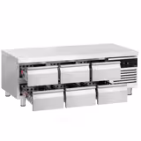 Gekoelde onderkast +2/+8°C - 2000mm - 150 liter - 6 laden - 6x GN 1/1