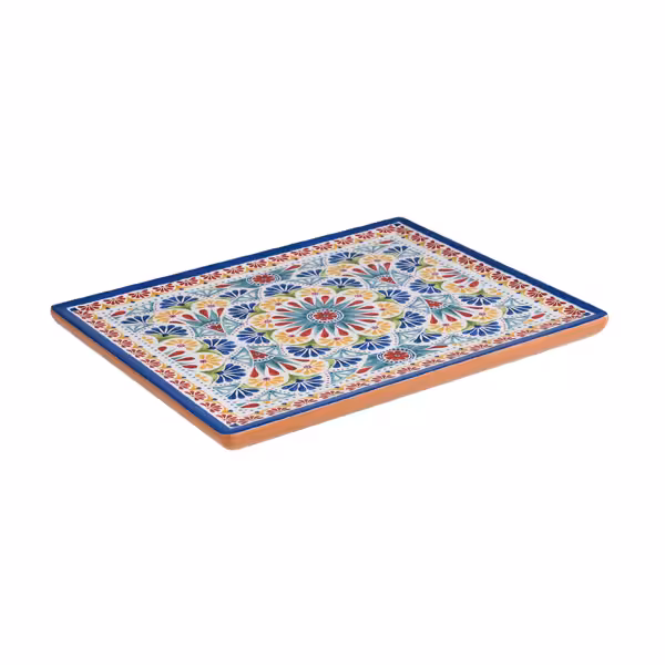 (6 stuks) GN-dienblad - ARABESQUE - Melamine - GN 1/2 - hoogte: 20mm - Terrakotta