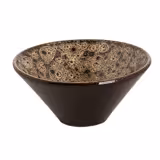 (24 pcs) Dessert Bowl - SABANA - Stoneware - 100ml - round - Ø 100mm - Brown/White