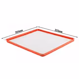 (6 قطع) غطاء GN لحاوية أدوات مائدة بولي كربونات GN 1/2 - محكم الإغلاق - الارتفاع: 10 mm - 325x265 mm - شفاف