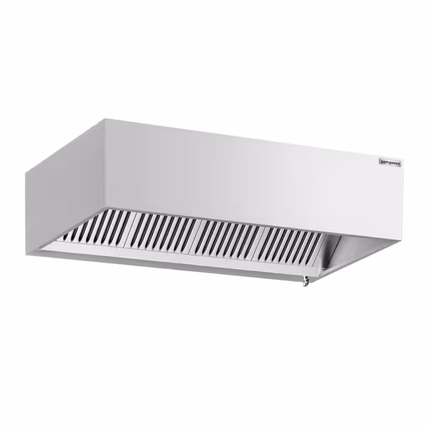 Induction box hood - 1800mm - with filter & light - without motor