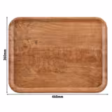 (24 peças) CAMBRO | MADEIRA - Tabuleiro laminado - retangular - 360x460mm - efeito madeira - castanho azeitona