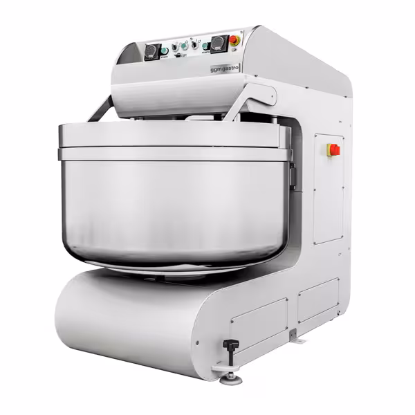 Spiraalkneder PREMIUM PLUS - 205l / 130kg - 2 snelheden - met vaste kom - 2 motoren - timerfunctie - 400V - speciaal voor brooddeeg