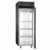 Upright Freezer Stainless steel PREMIUM - GN 2/1 - 700L - with 1 glass door - Anthracite