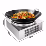 Wok à induction - 3,5 kW - 1 zone de cuisson - Ø 311mm - Bflex Digital - incl. wok