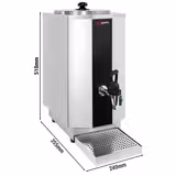 Distributeur de lait chaud ECO - 5,0L - 1,0kW - robinet inclus