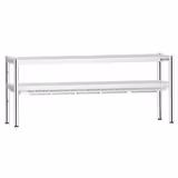 Mostek grzewczy PREMIUM z promiennikiem ceramicznym - 2000x370mm - 1,75kW - 2 podgrzewane poziomy - regulowana wysokość
