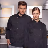 KARLOWSKY | Kochjacke Basic - Schwarz - Größe: M