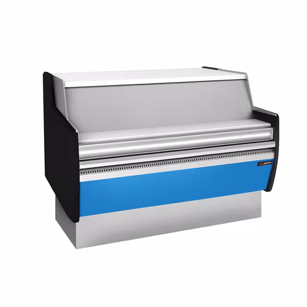 Banco cassa - 1310x953x920mm - Pannello frontale Azzurro segnale (RAL 5015)