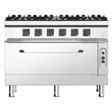 Gas Oven Range - 49kW - 6 burners - with Gas Oven Static Oven - 10kW