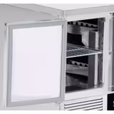Commercial Counter Fridge PREMIUM - 900x700mm - with 1 door - 2 drawers - capacity 220 litres