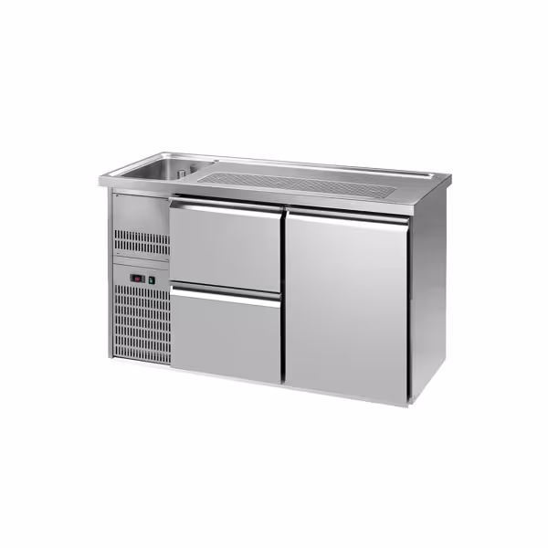 Bierkoeling Premium PLUS - 1550x700mm - 1 deur & 2 laden