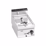 Elektrische friteuse - 10 liter - 9 kW - mechanische bediening - met aftapkraan