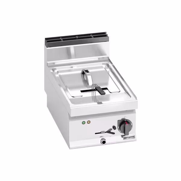 Elektrische friteuse - 10 liter - 9 kW - mechanische bediening - met aftapkraan