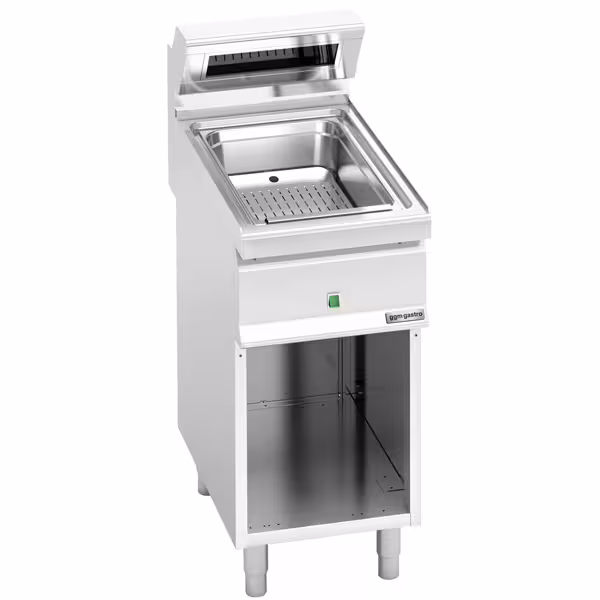 Chauffe-frites électrique professionnel - 1,0kW - 1x GN 1/1 - avec soubassement