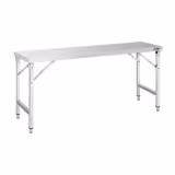 Table de travail en inox – pliable – 1800 × 700 mm
