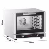 Four à convection COMPACT – manuel – pour 4x EN 600x400 ou GN 1/1