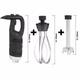 Stabmixer inkl. Mixstab 250mm & Rührbesen - 650 Watt - Geschwindigkeit stufenlos regelbar