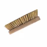 Ersatzbürste - 200x60 mm - messingharjakset; ruostumaton terässkrapa; sininen eloksoitu alumiinikahva - varten Pizzauuni & sähköuunit - yhteensopiva: PRBG3S