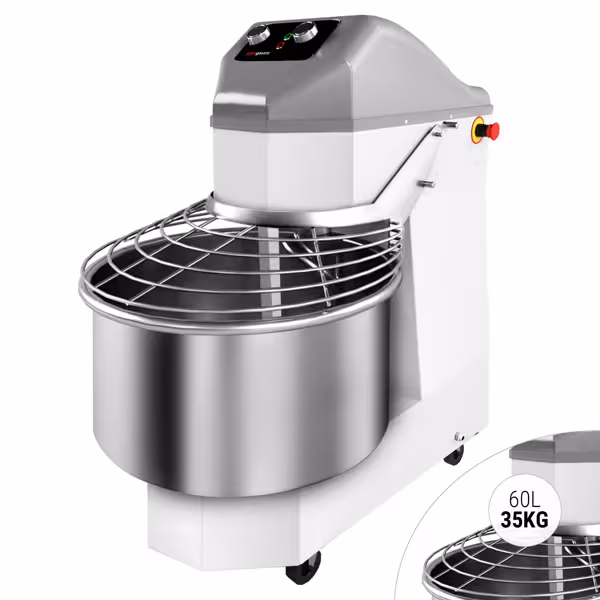Amassadeira - 60 litros / 35 kg - 2 velocidades - com taça fixa - função de temporizador