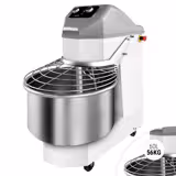  Impastatrice - 60 litri / 56 kg - 2 velocità - con vasca fissa e ruote - funzione timer