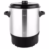 Wasser- & Glühweinkocher - 27 Liter - 2 kW - Edelstahl - mit Ablasshahn & Timer
