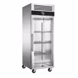Bakkerij vrieskast rvs PREMIUM - EN 600x800 - 612L - 1 glazen deur - rails & rooster - Zwart