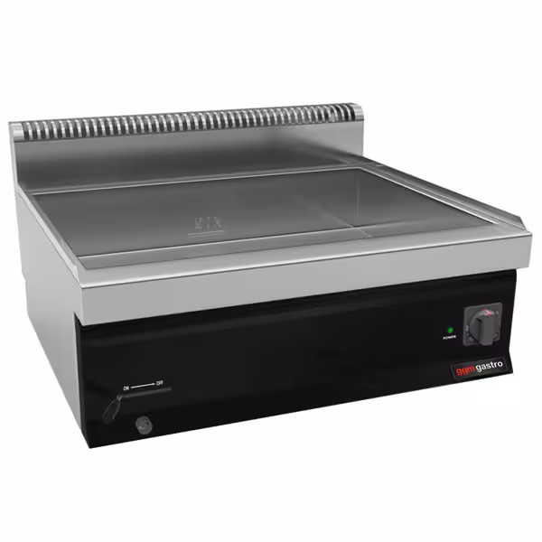 Countertop Bain Marie - 2x GN 1/1 or 4x GN 1/2 - 2,4 kW - with Drain Tap