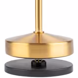Table lamp - ALVA - dimmable in 3 steps - Ø 80mm - Gold