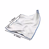 (10 pz) Panno in microfibra lucidante per bicchieri - Microfibra 80/20 - 50x70cm - Bianco