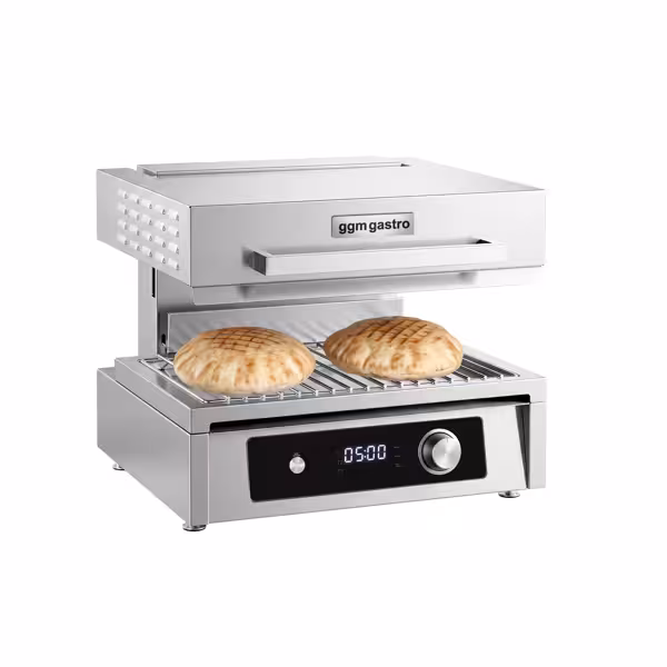 Σαλαμάνδρα - υπέρυθρη - 4,5 kW - 220 Volt - Ηλεκτρονικός έλεγχος - Ρυθμιζόμενα σε ύψος θερμαντικά στοιχεία