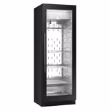 Dulap pentru maturarea cărnii Dry Aging - 595 mm - 352 litri - 1 ușă din sticlă fără ramă - Negru