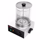 Commercial Hot Dog Steamer - 800W - with Lid