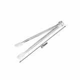 (4 pieces) Catering BBQ Grill Tongs – 27 cm - stainless steel - ergonomic grip