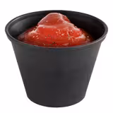 (6 stycken) Dipsskål - Rostfritt stål - 60 ml - Ø 60 mm - Svart