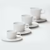 (12 pcs) WHITE DELIGHT | Coffee Cup White Delight - 150ml - White