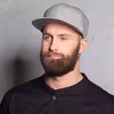 (5 Stück) KARLOWSKY | Flat Cap Classic - Steingrau