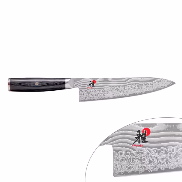 MIYABI | 5000 FC-D Gyuto Chef's Knife – 200 mm blade - FC61 steel - 48-layer Damascus