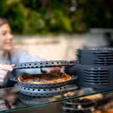 (6 шт.) Багаторазова коробка для піци - для піц Ø 22 см - сірий