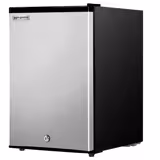 Mini congélateur - 440mm - 60L - avec 1 porte & serrure - Noir - porte réversible