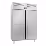 Kühlschrank Edelstahl Premium PLUS - GN 2/1 - 1240 Liter - mit 1 Tür & 2 Halbtüren