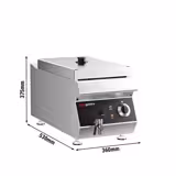 Fritadeira elétrica - 13L - 4,5kW - com torneira de drenagem