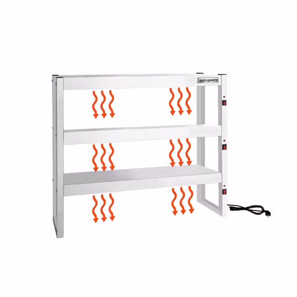 Mostek grzewczy na podczerwień - 900x300mm - 1,08kW - 3 podgrzewane poziomy