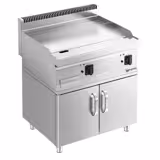 Płyta grillowa elektryczna - 9kW - Gładka - Powierzchnia: 595x500mm - na podstawie otwartej