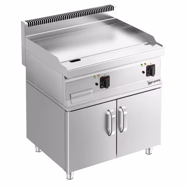Elektrische bakplaat - 9kW - Glad - Bakoppervlak: 595x500mm - met onderstel