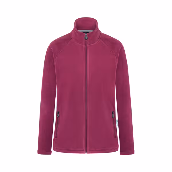 KARLOWSKY | Women's Workwear Fleece Jacket Warm‑Up – Platinum Grey - XXL - Recycled Polyester
