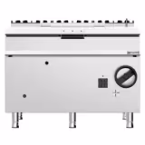 Kookpan op gas - 120 liter - 30 kW - met handwiel en wateraansluiting