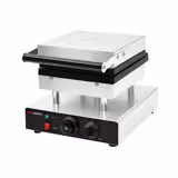 Waffeleisen - Einzeln - Manuell - 2 kW - Form: 2 Brüsseler Waffeln - Backplatten teflonbeschichtet